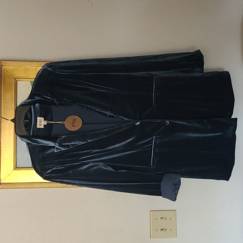 Beautiful velvet boyfriend jacket!